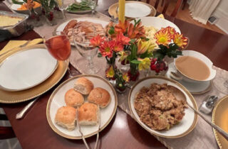 Thanksgiving meal components