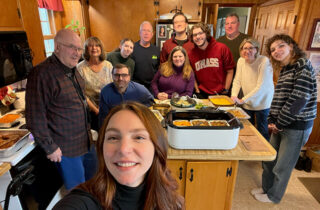 Thanksgiving dish plating