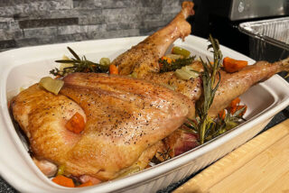 Roasted Thanksgiving turkey